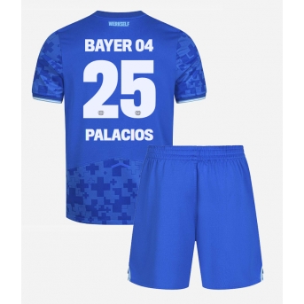 Billige Fotballdrakt Bayer Leverkusen Exequiel Palacios #25 Replika Tredjedraktsett Barn 2025-26 Kortermet (med bukser)
